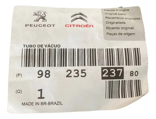 Mangueira Pressão Freio Aircross 3008 9823523780 Original - Imagem 3