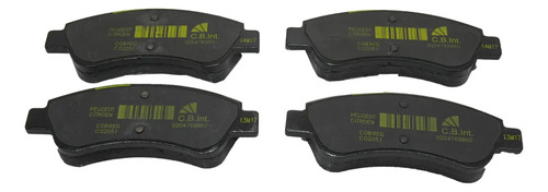 Pastilhas De Freio Dianteiras Citroen C3 Peugeot 208 - Imagem 2