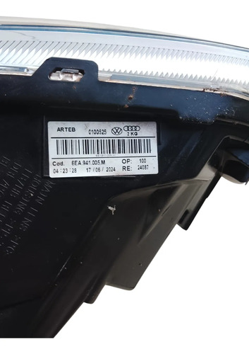 Farol Polo Usado Com Detalhe 22/23 Esquerdo/motorista - Imagem 4