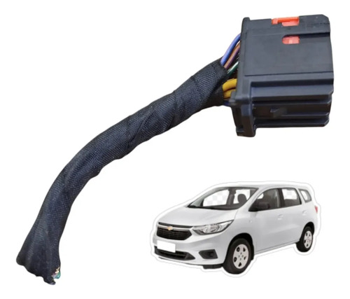 Plug Conector Do Módulo Conforto Chevrolet Gm Spin 2018 2019 Preto