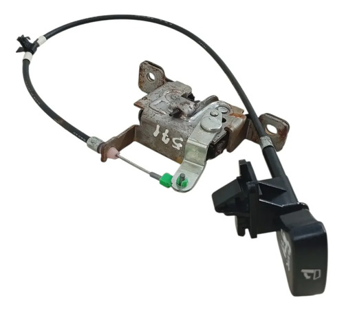 Cabo Fechadura Banco Traseiro Esquerdo Honda Civic 2009 Preto - Imagem 4