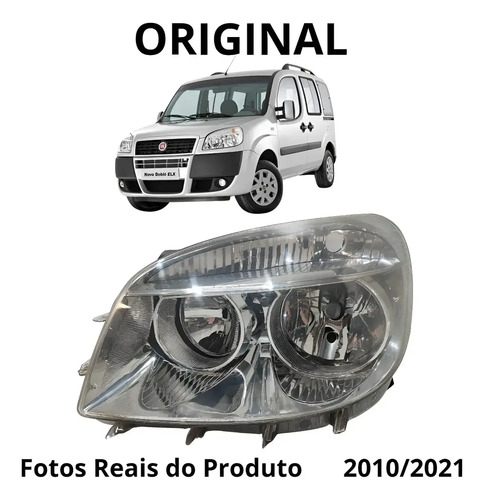 Farol Esquerdo Fiat Doblo Original Usado Esquerdo/motorista