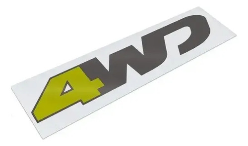 Emblema Tampa 4wd Renault Duster 2012-2020 Novo Original Cinza