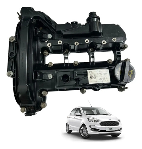 Tampa Válvulas Cabeçote Ford Ka 1.0 12v 3cc 2015 2016 A 2021 - Imagem 1