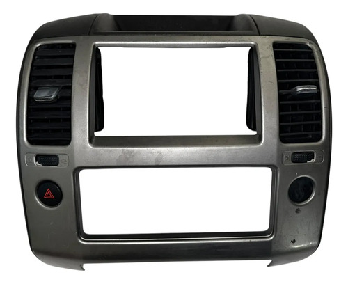Moldura Central Painel Nissan Frontier 2007 A 2016 Original Cinza - Imagem 1