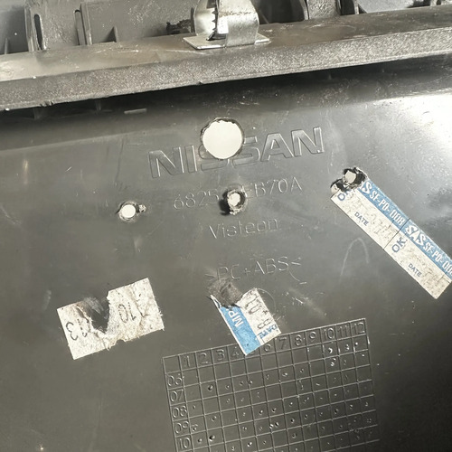 Moldura Central Painel Nissan Frontier 2007 A 2016 Original Cinza - Imagem 6