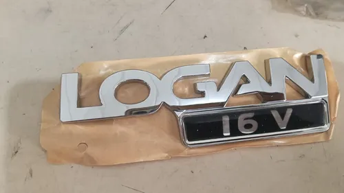 Emblema Tampa Traseira Renault Logan 2007-2014 Original Prateado - Imagem 1