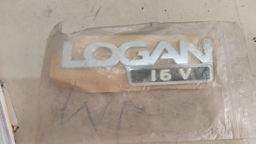 Emblema Tampa Traseira Renault Logan 2007-2014 Original Prateado - Imagem 2