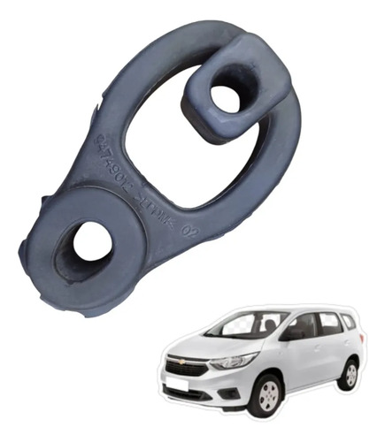 Borracha Coxim Do Escapamento Chevrolet Gm Spin 2018 2019