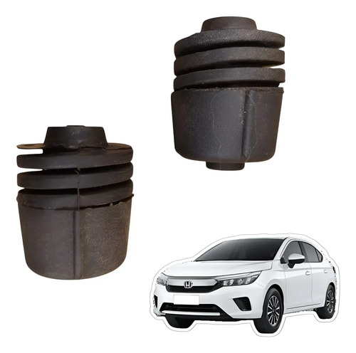 Batente Borracha Tampa Traseira Honda Civic City Fit - Imagem 2