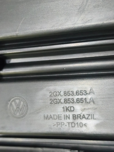 Grade Dianteira Volkswagen Polo Track 23/25 2xg853651a Preto Fosco - Imagem 8
