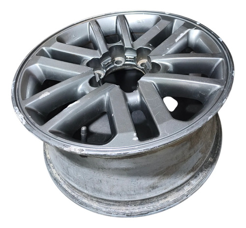Roda Aro 17 Toyota Hilux Srv 6x139 15/19 Original (unidade) Prata 6x139 - Imagem 4
