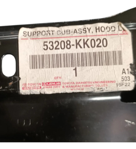 Suporte Fechadura Capo Hilux Sw4 16/24 Original 53208kk020 - Imagem 5