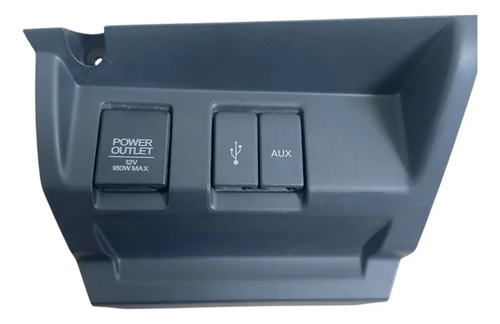 Acabamento Moldura Tomada Honda Fit Wrv 15/20 77290t5n Preto