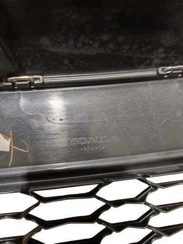 Grade Dianteira Original Honda Fit 2018 A 2020 71121t5n Preto Com Cromado Acabamento Cromado E Preto Brilhante - Imagem 3