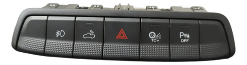 Botao Pisca Alerta Fiat Strada 20/24 Original 01002572330 Preto - Imagem 1