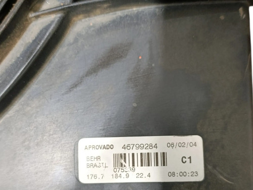 Defletor De Ventoinha Do Radiador Com Ar Condicionado Fiat - Imagem 4