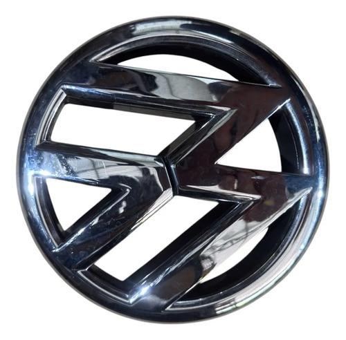 Emblema Da Grade Dianteira Volkswagen Polo Fox 2015 2018 Preto - Imagem 2