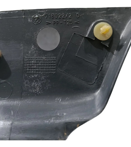 Acabamento Da Soleira Traseira Direita Fiat Siena 1.0 2002 Preto - Imagem 6