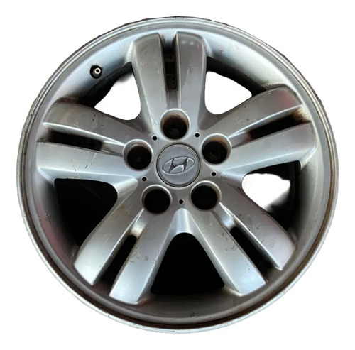 Rodas Aro 16 Hyundai Tucson 2005 Até 2011 529102e280 Cinza - Imagem 2