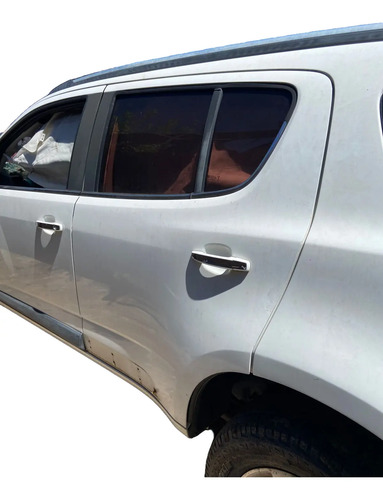 Porta Traseira Esquerda Trailblazer 2013 Até 2019 Traseira Esquerdo Branco - Imagem 1