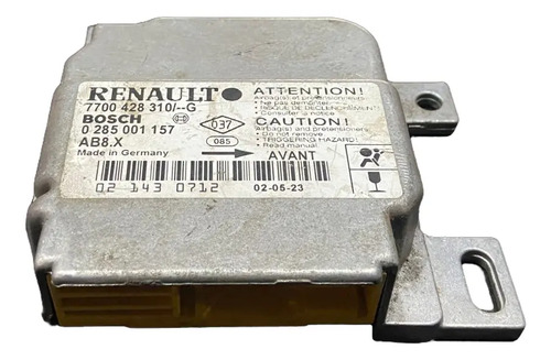 Modulo Central De Airbag Clio Scenic 2000 A 2007 0285001157