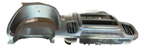 Moldura Painel Central Fiat Uno 2016 Até 2021 100227885 Preto - Imagem 2
