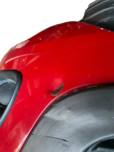 Parachoque Dianteiro Mobi 2017 Até 2021 100242470 Completo Vermelho - Imagem 4