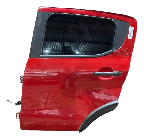 Porta Traseira Esquerda Mobi 2016 2017 2018 Até 2024 Traseira Esquerdo Vermelho - Imagem 4