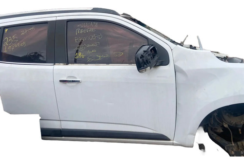 Porta Dianteira Direita S10 Trailblazer 2013 Até 2019 Dianteira Direita Branco - Imagem 2