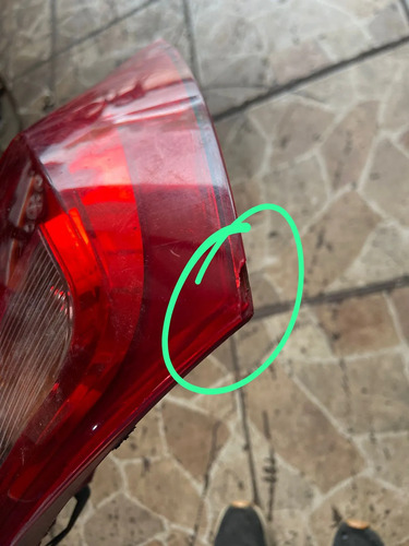 Lanterna Lado Direito Audi A1 2011 Até 2014 8x0945094b Esquerdo/motorista Vermelho - Imagem 6