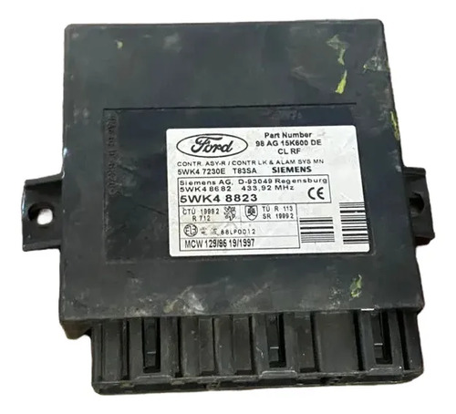Modulo Central Conforto Para Ford Focus 2.0 5wk48823