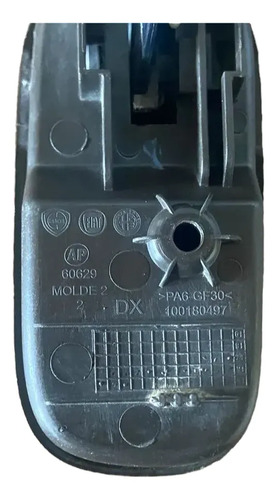 Maçaneta Interna Direita Novo Uno Fiorino 100180498 Preto Dianteira - Imagem 4
