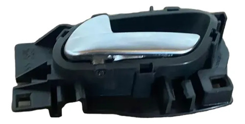 Macaneta Interna Dianteira Esquerda C3 2013/2019 Preto Dianteira - Imagem 1