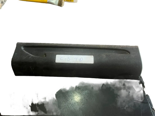 Soleira Moldura Porta Traseira Direita C3 2015 À 2019 Preto