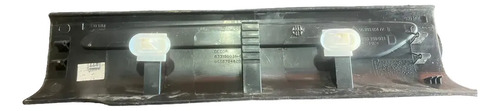 Soleira Moldura Porta Traseira Direita C3 2015 À 2019 Preto - Imagem 2