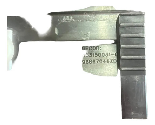 Soleira Moldura Porta Traseira Direita C3 2015 À 2019 Preto - Imagem 3