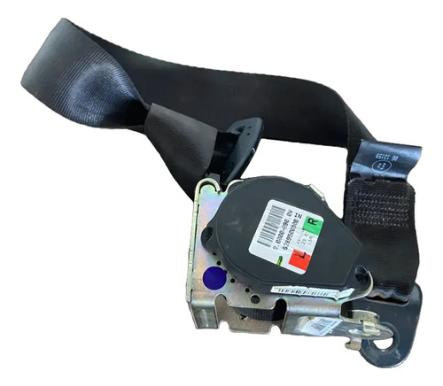 Cinto Segurança Retratil Traseiro Citroen C3 2013 Até 2020 - Imagem 1
