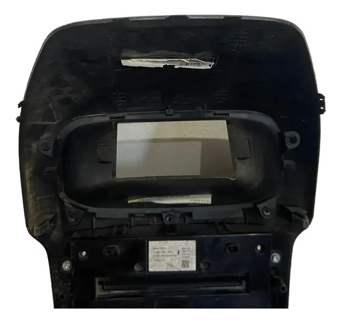 Moldura Painel Som Ar Condicionado Ranger 2013 A 2015 Cinza-escuro - Imagem 2