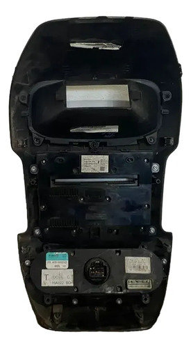 Moldura Painel Som Ar Condicionado Ranger 2013 A 2015 Cinza-escuro - Imagem 7