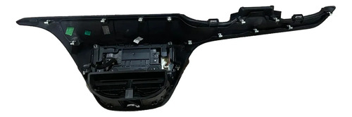 Moldura Central Multimidia Painel Peugeot 208 2013 Até 2020 Preto - Imagem 5
