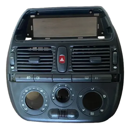Moldura Painel Central Ar Fiat Marea 1999 Até 2002 Original Preto