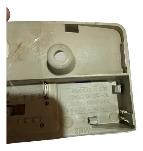 Lanterna Luz Teto Branca  Vw Gol Saveiro G5 G6 Fox - Imagem 5