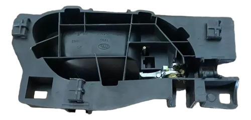 Maçaneta Int Tras Esq Peugeot 308 408 2013 A 2015 9660525480 Preto Dianteira/traseira - Imagem 4