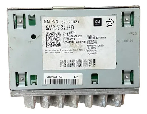 Módulo Amplificador Som Gm Trailblazer 2012 Á 2016 52031521