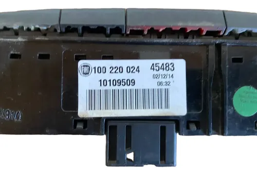Botao Alerta Farol Milha Desembacador Fiat Uno 11/17 - Imagem 7
