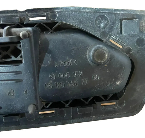 Maçaneta Interna Traseira Esquerda Peugeot 306 1994 Á 2000 Preto Dianteira/traseira - Imagem 4
