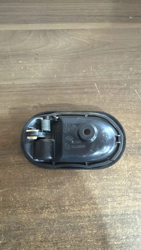 Maçaneta Interna Porta Direita Renault Duster Logan Sandero Preto Dianteira - Imagem 2