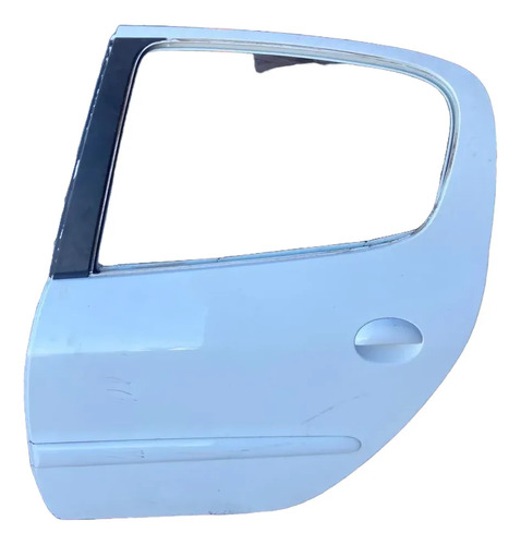 Porta Traseira Esquerda Peugeot 206 207 Original Traseira Esquerdo Branco