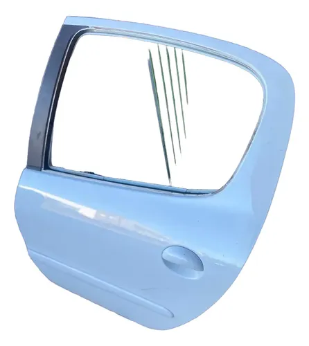 Porta Traseira Esquerda Peugeot 206 207 Original Traseira Esquerdo Branco - Imagem 2